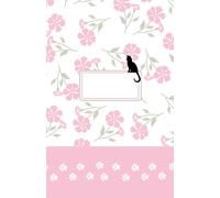 Planner Mensile da completare: Con design semplice, bianco e nero, ma pieno di gatti