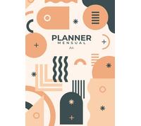 Planner Mensual sin Fechas - Planificador A4 de Página por Mes - Beige