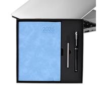 Planner Notebook - Work Planner, 2026 Schedule Dairy Books | 2026 Days Work Task Notebook | A5 Daily Agenda Full 12-Month Notes Journal Writing Time For Fitness Travel College School And Others