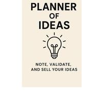 Planner of ideas: Note, validade and sell your idea
