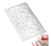 Planner Stencils - Hollow Journaling Templates, Portable Scrapbook Supplies with Reusable Design, Crafting Tools with Precise Shapes, Art Accessories for Kids Teens Adults Designers Students