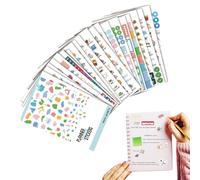 Planner Stickers - 28 Sheets 13x20.5cm | Holiday Notebook Decal Sheets, Aesthetic Calendar Journal Stickers | Decorative Organizer Accessories For Adults Men Women Planner Use
