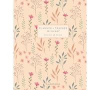 Planner y Tracker Mensual - 28 meses | Agenda Perpetua con Calendario, Planificador de Objetivos y Tracker de Hábitos | Incluye Meses de 5 y 6 Semanas | Formato Ancho: Garden Tangerine