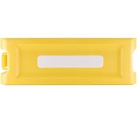 Plano Caja de transporte de peso grande con terminal de borde unisex, amarillo, L