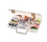 PLANO Connectable Satchel Small, Double Sided Tackle Box, Fishing Equipment Storage Box, Compact Tackle Box, Satchel, to Store Lures, Hardbaits, Softbaits Other Fishing Tackle.