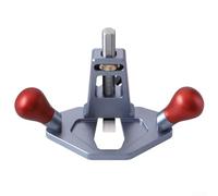 Plano de enrutador de mano con cómodo agarre de aluminio y tapón de profundidad para un corte preciso de mortaja y ranura (a)