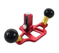 Plano de enrutador de mano con tapón de profundidad ajustable rápido, aleación de aluminio y construcción de acero inoxidable para un cepillado preciso de carpintería, ranurado y recorte de mortaja en