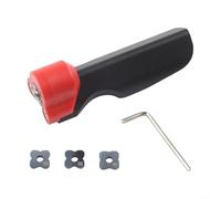 Plano de mano biselado, recortadora de bordes de carpintería, herramienta portátil de desbarbado de aleación de aluminio para muebles, estantes, gabinetes y barras de cerca(7)