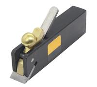 Plano de mano universal de banco ajustable, Hand Planer Wood Ebony Body Blade 13mm Width 75x12x20mm