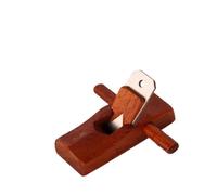 Plano de mano universal de banco ajustable, Mahogany And Copper Wood Hand Planer For Home Garden Multiple Sizes(95mm)