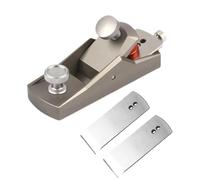 Plano de mano universal de banco ajustable, Mini Hand Planer Aluminum Alloy Wood Planing Trimming Smoothing 108x33x45mm 142G Pack of 1/2/3(Planer set)
