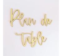 Plano de mesa | Palabra de madera recortada | 30 x 20 cm | DIY boda para pegar en el plano de mesa boda - Decoración de boda de madera