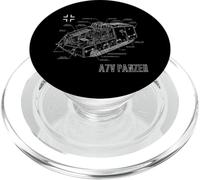 Plano del Panzer A7V alemán de la Primera Guerra Mundial PopSockets PopGrip para MagSafe
