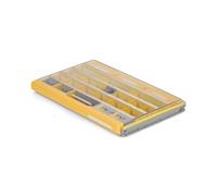Plano Almacenamiento de Aparejos Edge Master Terminal Polizones, Unisex, Gris/Amarillo, 3700