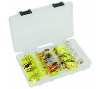 Plano Elite Series Spinnerbait y Buzzbait StowAway 3700, transparente, con capacidad para hasta 39 cebos, almacenamiento y organizador de aparejos de cebo sin enredos, cajas de utilidad para pesca