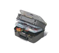 PLANO Guide Series Satchel, Double Sided Tackle Box, Caja almacenamiento equipos pesca, caja aparejos compacta, satchel, óptima para almacenar Señuelos, Hardbaits, Softbaits otros aparejos pesca