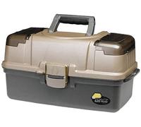 PLANO Guide Series Tray Tackle Box, Organizador aparejos pesca, piezas pequeñas, bandejas extraíbles, pesca, abalorios, suministros escolares o oficina o materiales para manualidades