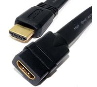 Plano HDMI Alto Velocidad Extensión Cable Masculino Clavija a Femenino Enchufe 0,2 m [0.2 Metros/0,2m]