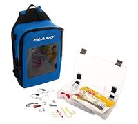 Plano Let's Fish Sling Pack, Incluye Kit de Aparejos de Pesca para atrapar más, Bolsa de Pesca Correa de Hombro Ajustable para Transporte Izquierdo o Derecho, Blue, M, Mochila de