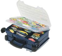 PLANO LockJaw Double Satchel, XL Double Sided Tackle Box, Caja almacenamiento equipos pesca, caja aparejos compacta, satchel, óptima para almacenar Señuelos, Hardbaits, Softbaits otros aparejos pesca