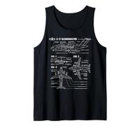 Plano Militar Americano C17A Globemaster Camiseta sin Mangas