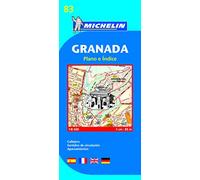 Plano Plegable España Granada: plano e índice (Planos Michelin)