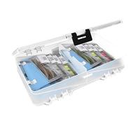 PLANO Soft Plastic 3700 StowAway, Caja aparejos pesca, Caja plástico, Divisores extraíbles, Bandeja aparejos para Crankbaits, Softbaits y anzuelos, equipo pesca