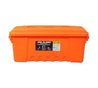 Plano Sportsman's Trunk,Mediano 64ltr, Naranja Brillante, Caja Almacenamiento con Tapa, Resistente, Grande, Camping y Ejército, óptimo para Caza, Paintball, Airsoft o Almacenamiento en Casa