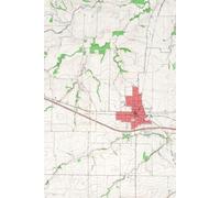 Plano Texas Map Journal: Vintage Map Notebook