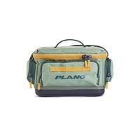 Plano Weekend 3500 - Bolsa de Aparejos de Pesca de vanguardia, Base Impermeable Moldeada, Amplio Almacenamiento, Fundas de Herramientas troqueladas, Puntos de fijación de Cadena de Margaritas, Verde