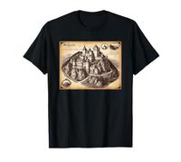 Plano y mapa del castillo de Drácula Camiseta