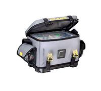 Plano Z-Series 3600 - Bolsa para Aparejos de Pesca, tamaño Mediano, Tela de PVC 500D Gris, Incluye 2 Cajas de Almacenamiento 3600 Stowaway, Caja de Aparejos Suave Impermeable y Antideslizante