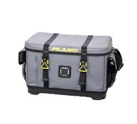 Plano Z-Series 3700 - Bolsa para aparejos de pesca, color gris, tela de PVC con base impermeable y antideslizante, incluye 2 3700 cajas utilitarias StowAway