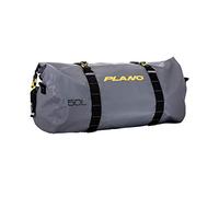 Plano Z-Series - Bolsa Impermeable Enrollable con Correas de Mochila, Gris con Detalles Amarillos, Bolsa Seca de Pesca de Tela de PVC 500D, Bolsa de Lona de Pesca Suave