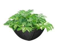 Plant Basket Lining - Black Hanging Planter Liner, Fabric Planter Pot Liner, Heavy-Duty High-Density Felt Round Inserts | Durable Felt Pot & Baskets Liners For Garden, Vegetables, Outdoor Balcony