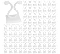 Plant Climbing Wall Fixture Clips - 100x Plant Fixer Hooks | Climbing Plants Support Wall Fixture | Secured Adhesive Clips, Invisible Sticky Hook Vine Fixer For Indoor, Outdoor, Vine Traction