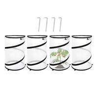 Plant Covers - Foldable Mesh Netting Cage, Vegetable Fruit Seedling Protectors, Anti Bird Squirrel Rabbit Barrier, Greenhouse Nursery Growing Supports For Patio Balcony Farm Orchard Garden