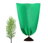 Plant Covers - Frost Protection Blankets, Winter Garden Shrub Jackets, Zipper And Drawstring Design, Breathable Warm Insulation Fabric, Outdoor Supplies, Large Green 47x71 Inch