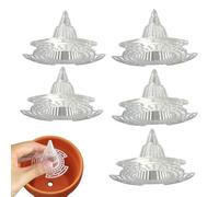Plant Drainage Insert - Cone Breathable Reusable Pad - 5-Piece Plant Pot Inserts for Drainage,for Outdoor Indoor Patio Garden Backyard Balcony Cactus Orchid Vegetable