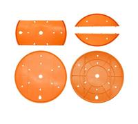 Plant Drainage Insert - Round Reusable Pot Filler Tray, Lightweight Base Support with Water Drainage Holes, Soil Protection Inner Layer for Healthy Root Aeration System | Indoor Outdoor Urban Balcony