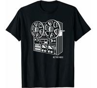 Plant drink Cassettet Apereel To Reel Analog Sound System T-Shirt Black L