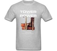 Plant drink Men's Tower of Power What Is Hip T Shirt Grey 3XL