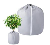 Plant Freeze Protection Cover, Heavy-Duty Protector Bag For Flower, Plant Covers For Winter With Drawstring And Zipper, Pot Blueberry Tomato Strawberry Fruit Gardening Outside Lawn Yard
