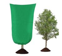Plant Freezing Protection, Tree Frost Blankets, 47.24x70in Portable Tree Zippered Jacket, Garden Drawstring Closure, Breathable Cold Weather Shield for Patio, Potted Plants, Fruit Shrubs, Lawn