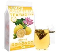 Plant Gift 100% Puro Té de Limón y Hoja de Loto 柠檬荷叶茶 200g/7.05oz 4g*50bags | Natural. Sin rellenos, sin aditivos. Limón y hoja de loto, sabor cítrico y terroso. Also: Lemon Lotus Leaf Tea Bags.