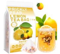 Plant Gift 100% Puro Té de Limón y Pera Espinosa 刺梨柠檬茶, 300g/10.58oz | Natural. Sin rellenos, sin aditivos. Pera espinosa y limón, sabor afrutado y ácido.(15g*20bags) Also: Prickly Pear Lemon Tea.