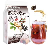 Plant Gift Rhizoma Polygonati Tea Bag 8.81oz (10g*25bags) wolfberry, morera, marca, ginseng, jabón rojo, China natural pura, té mixto de salud, combinación de té de flores 250 gramos 250g 人参玛咖黄精茶