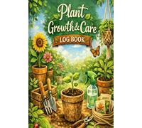 Plant Growth & Care Log Book: A Simple Tracker for Watering, Fertilizing, Sunlight, Growth Records & Plant Notes for Indoor and Outdoor Plants