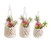 Plant Hanger Indoor,Hand Woven Bohemian Wall Mounted | Boho Decor Planter Holder,for Kitchen Bathroom Living Room Fence Patio Garden Yard Window Apartment Farmhouse