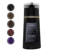 Plant herbs Hair Dye Shampoo,Hair Instant Dye Shampoo,Hair Color Shampoo for Gray Hair,Long Lasting Hair Color Shampoo,Hair Color for Gray Hair Coverage,Quick,Easy,Safe,for Women and Men (Black)